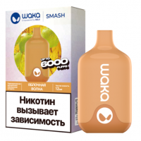 Одноразовый испаритель WAKA Smash Яблочная Волна