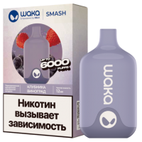 Одноразовый испаритель WAKA Smash Клубника Виноград