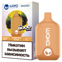 Одноразовый испаритель WAKA Smash Ежевичная Волна