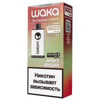 Одноразовый испаритель WAKA DM Арбуз Вишня