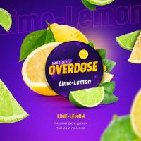 Табак для кальяна OVERDOSE Лимон и Лайм (25 г)