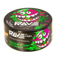 Табак для кальяна Rave by HQD Кислые Ягоды Лед (25 г)